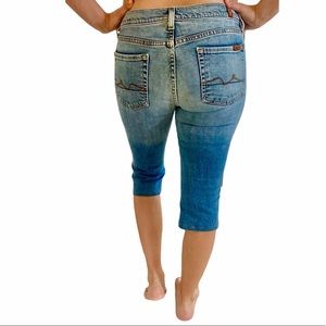 7 For All Mankind Cropped Skinny Jeans